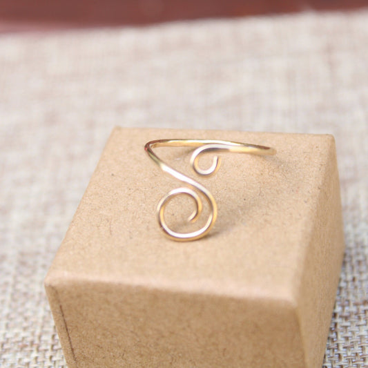 14k Gold Filled Adjustable Ring, Adjustable Gold Ring, Adjustable Ring, Gift for Her, Handmade Jewelry Ring by AccentsBySonia